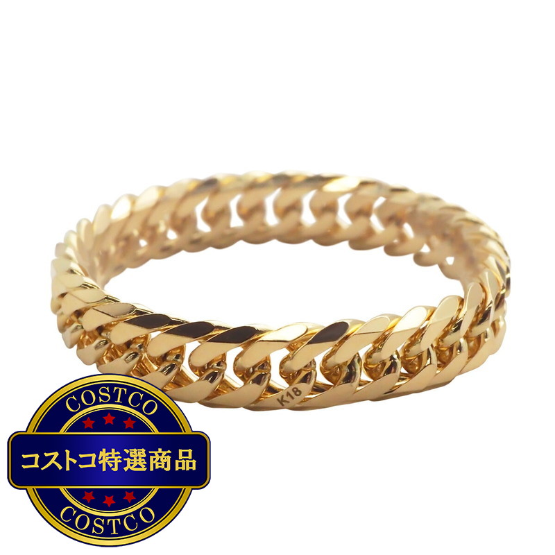 (コストコ) K18 6面ダブル喜平リング 3.5mm幅 14号 - 画像 (3)