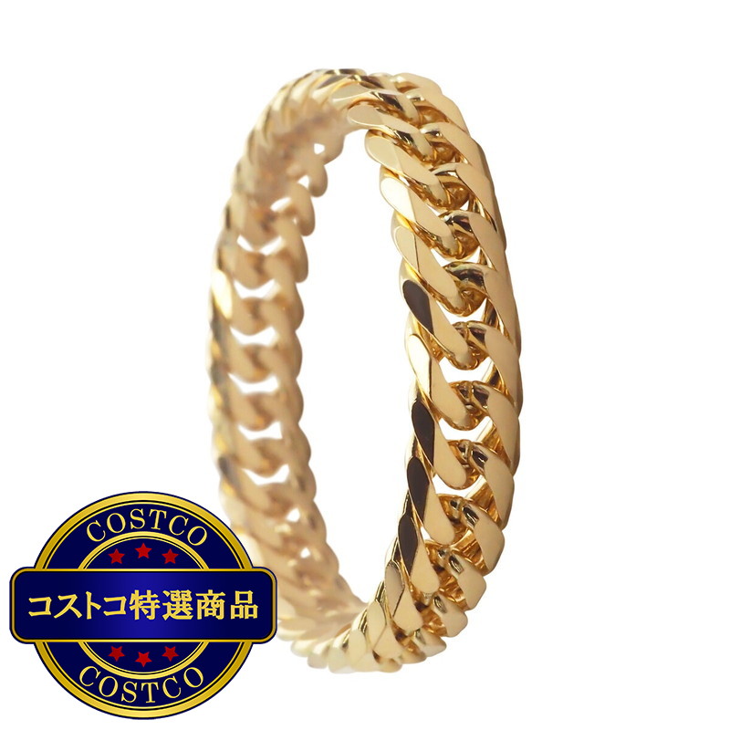 (コストコ) K18 6面ダブル喜平リング　3.5ｍｍ幅 18号
