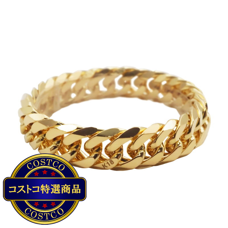 (コストコ) K18 6面ダブル喜平リング 4.5mm幅 16号 - 画像 (3)