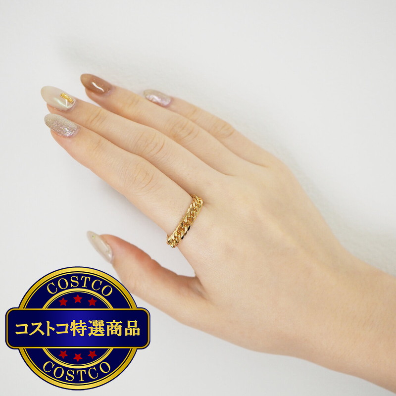 (コストコ) K18 6面ダブル喜平リング 4.5mm幅 16号 - 画像 (4)