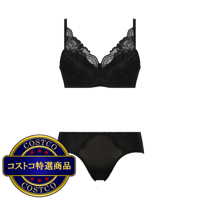 (コストコ) トリンプ・インターナショナル・ジャパン ノンワイヤー プランジ ブラ＆ショーツ セット