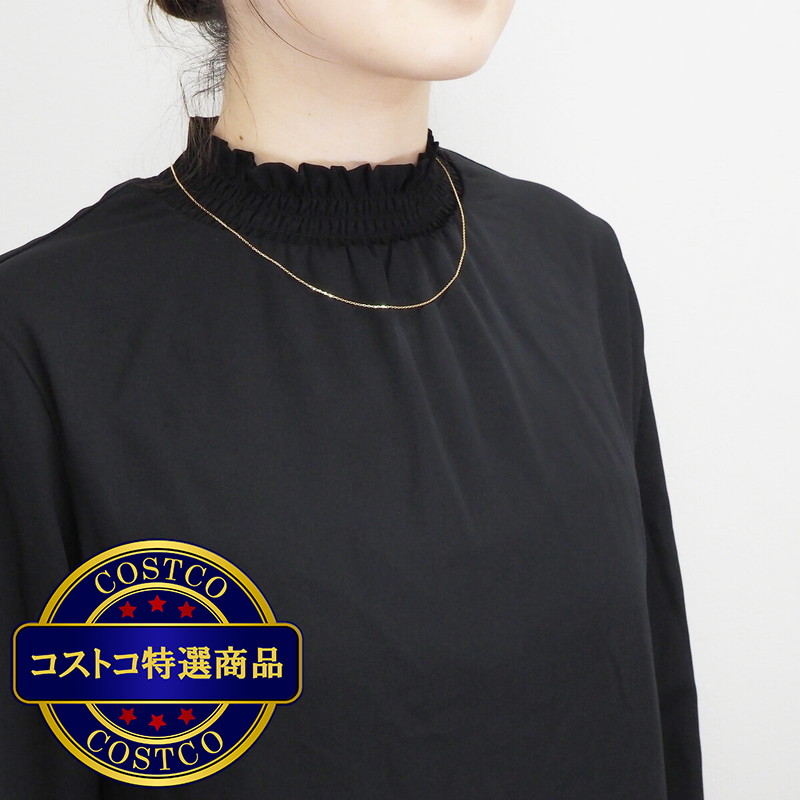 (コストコ) K18 ゴールドチェーン カットアズキネックレス 45cm 幅 1.0mm 約2.0g - 画像 (4)