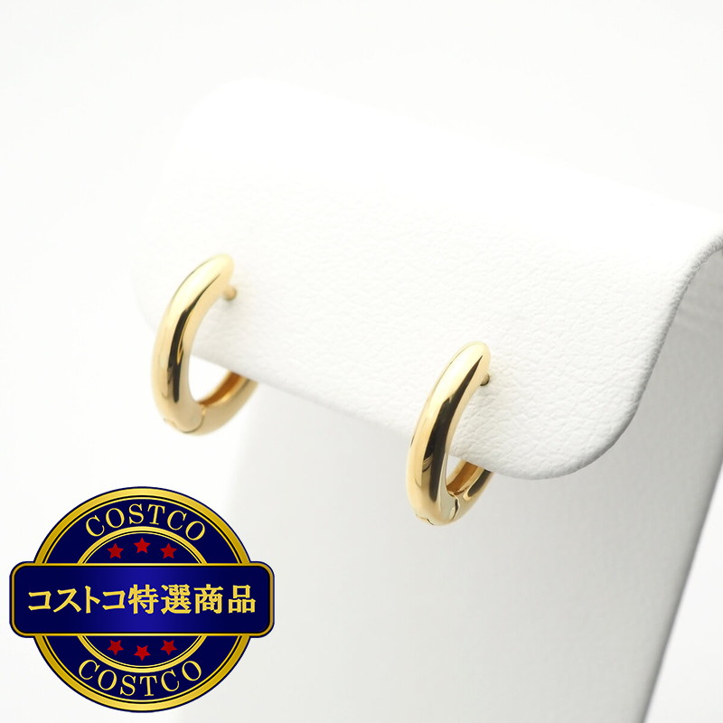 (コストコ) 18K イエローゴールド フープイヤリング VG20E1505A - 画像 (3)