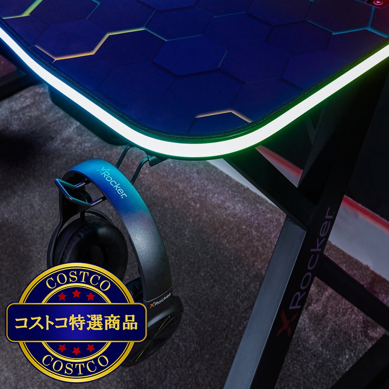 (コストコ) X Rocker LEDゲーミングデスク - 画像 (2)