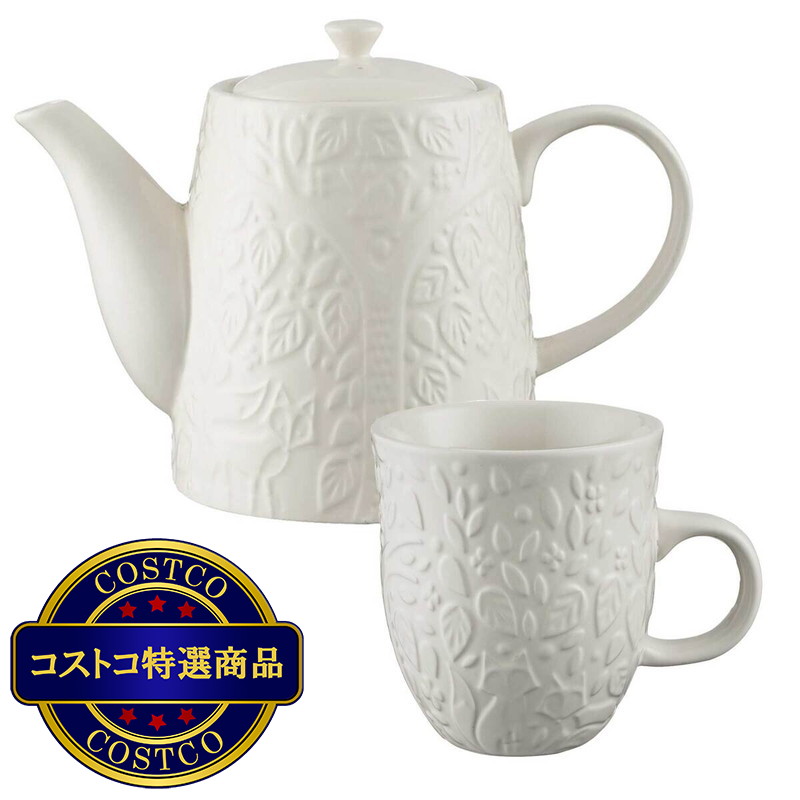(コストコ) メイソンキャッシュ インザフォレスト ティーポット＆マグカップ