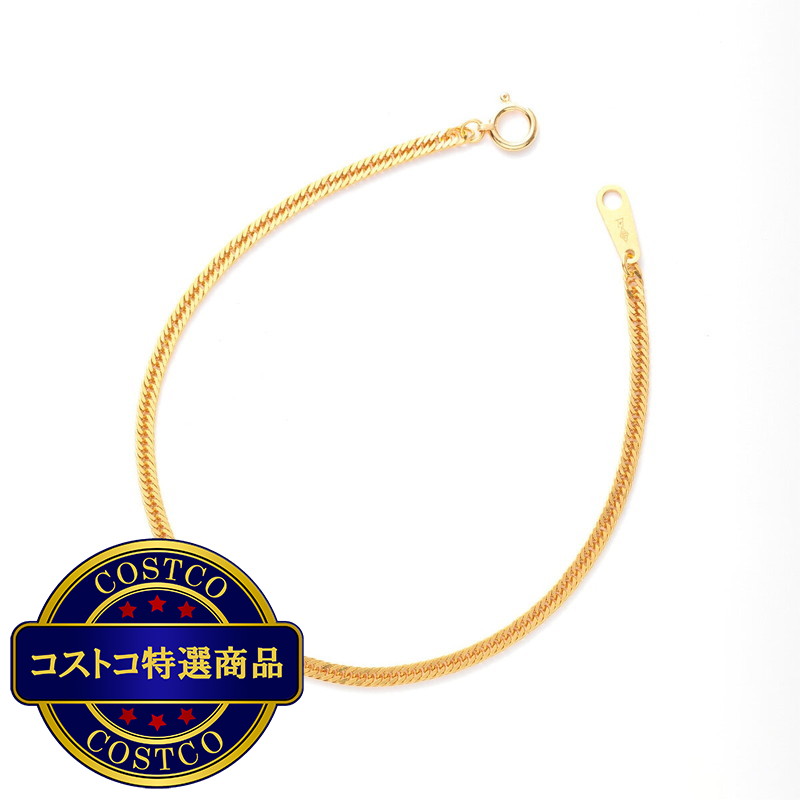 (コストコ) K24 2面トリプル喜平ブレスレット 18cm - 画像 (2)