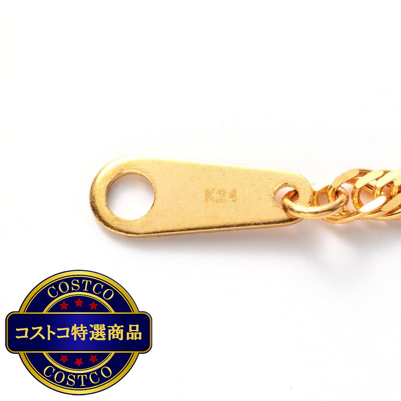 (コストコ) K24 2面トリプル喜平ブレスレット 18cm - 画像 (3)