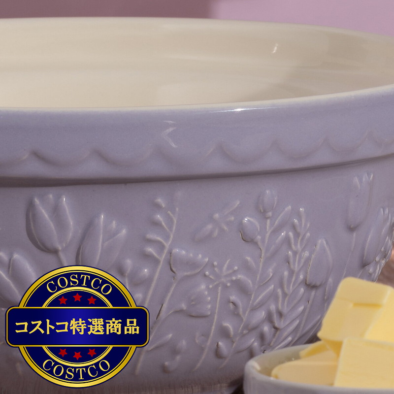 (コストコ) メイソンキャッシュ インザメドウ ミキシングボウル 24cm チューリップ - 画像 (2)