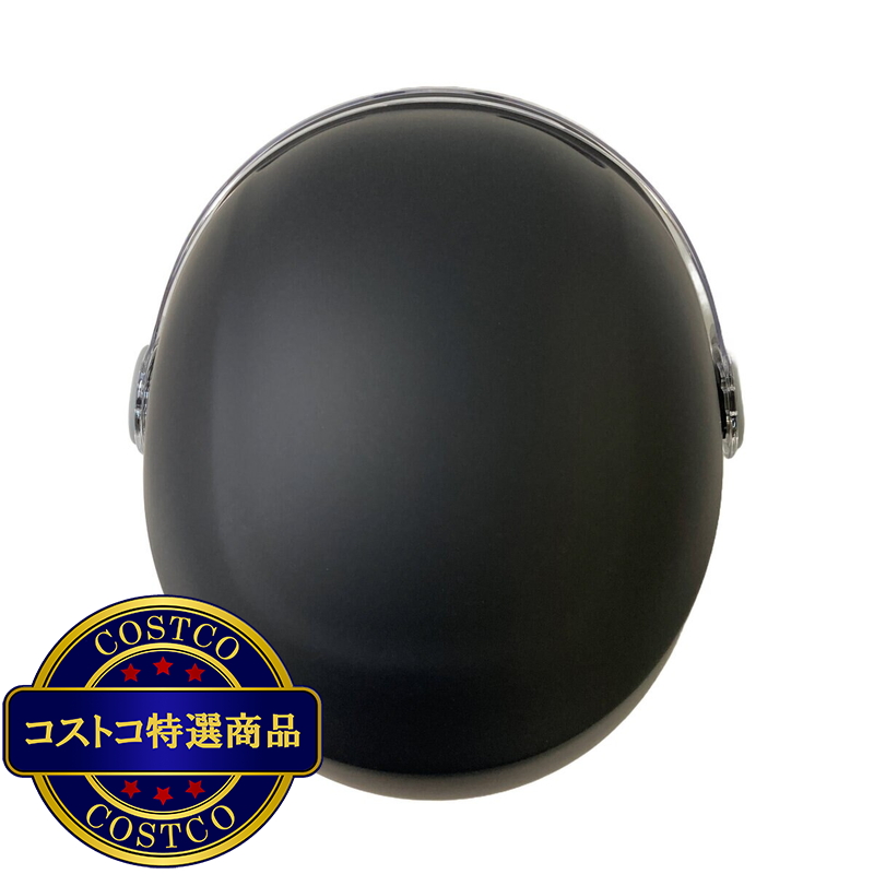 (コストコ) トップ 大人用 カジュアル 自転車ヘルメット シールド付 ブラック - 画像 (4)