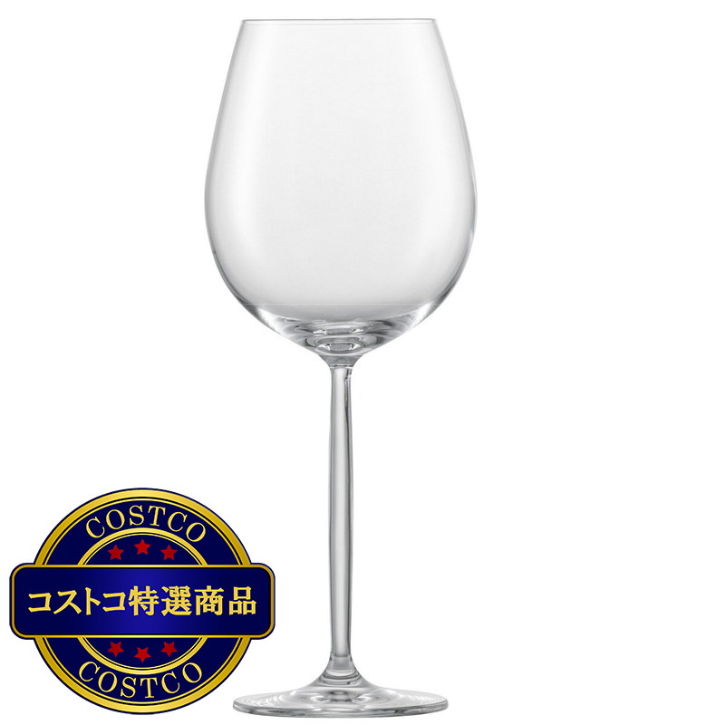 (コストコ) ツヴィーゼル ディーヴァ 赤ワイングラス 480ml 2個セット