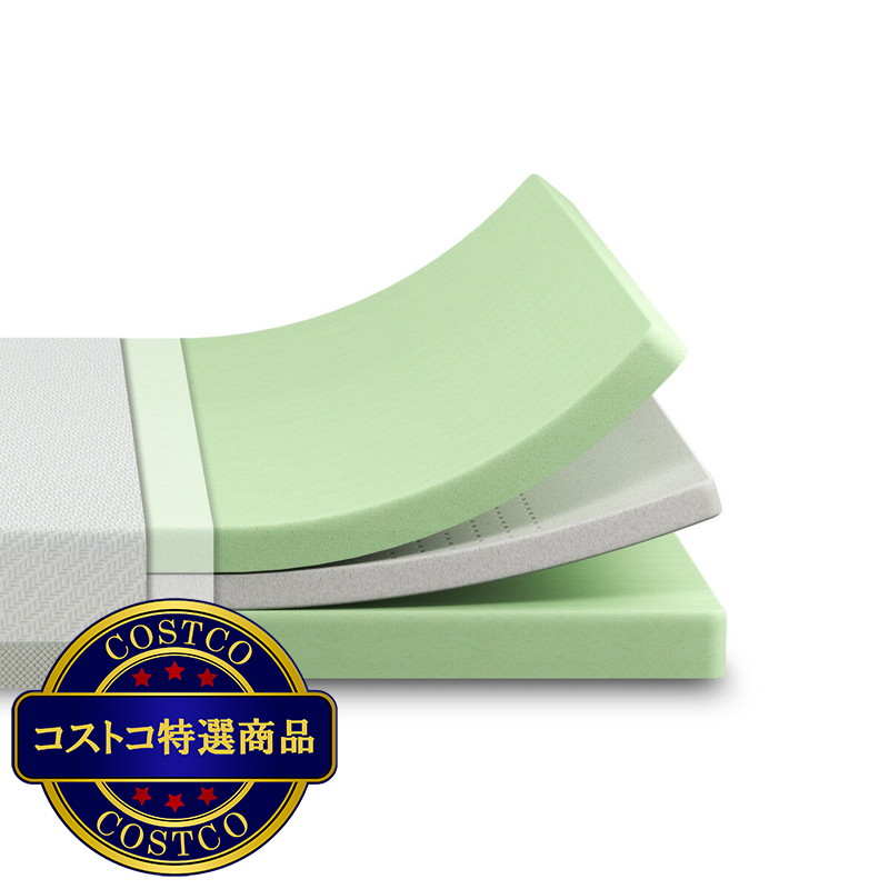 (コストコ) Zinus GreenTea Luxe Mattress Single Double - 画像 (4)