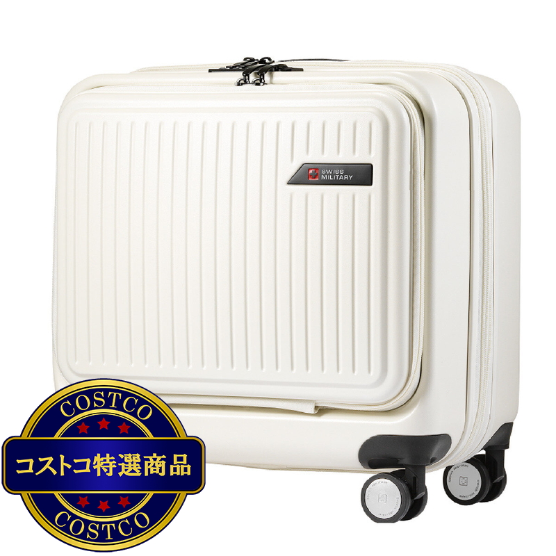(コストコ) スイスミリタリー SM-C318 18in スーツケース バニラホワイト 42L - 画像 (3)