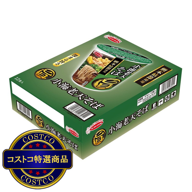 (コストコ) エースコック小海老天そば 12食