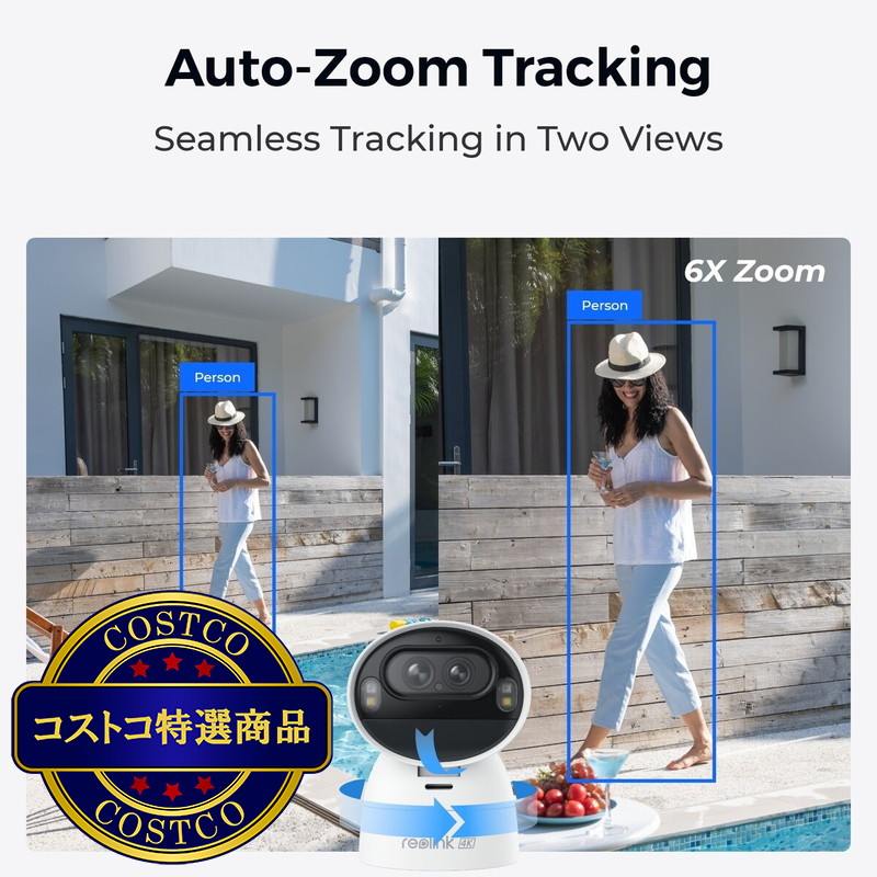 (コストコ) Reolink(レオリンク)Argus Series アウトドアカメラ B730+Solar Panel 2+128GB SD Card - 画像 (2)