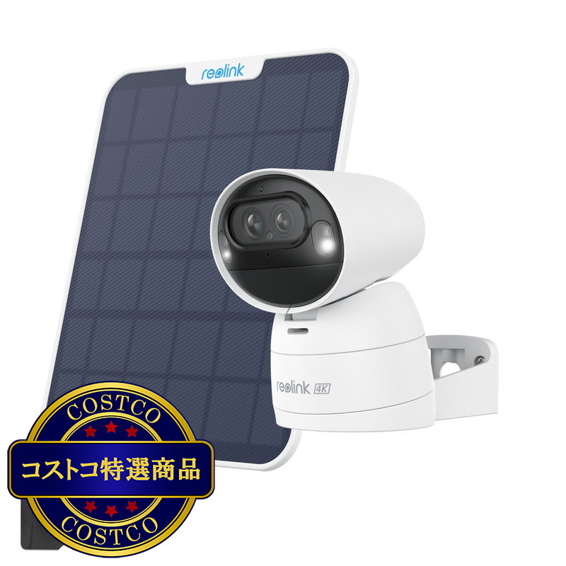 (コストコ) Reolink（レオリンク）Argus Series アウトドアカメラ B730+Solar Panel 2+128GB SD Card