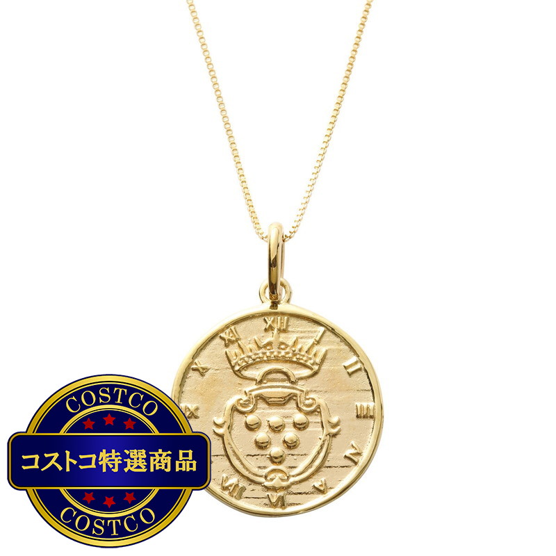 (コストコ) 18Kイエローゴールド メダルネックレス L キヘイタイ - 画像 (2)