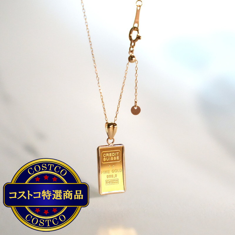 (コストコ) 24K リバティコイントップ / 18K イエローゴールドチェーン - 画像 (2)