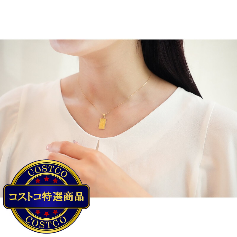 (コストコ) 24K リバティコイントップ / 18K イエローゴールドチェーン - 画像 (3)