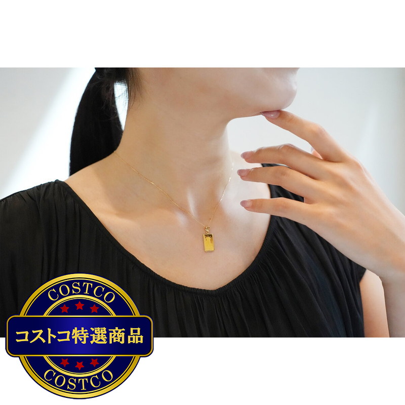 (コストコ) 24K リバティコイントップ / 18K イエローゴールドチェーン - 画像 (4)