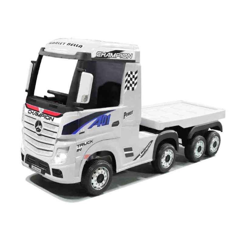 (コストコ) 子供用電動乗用車 ベンツ アクトロス トラック 白