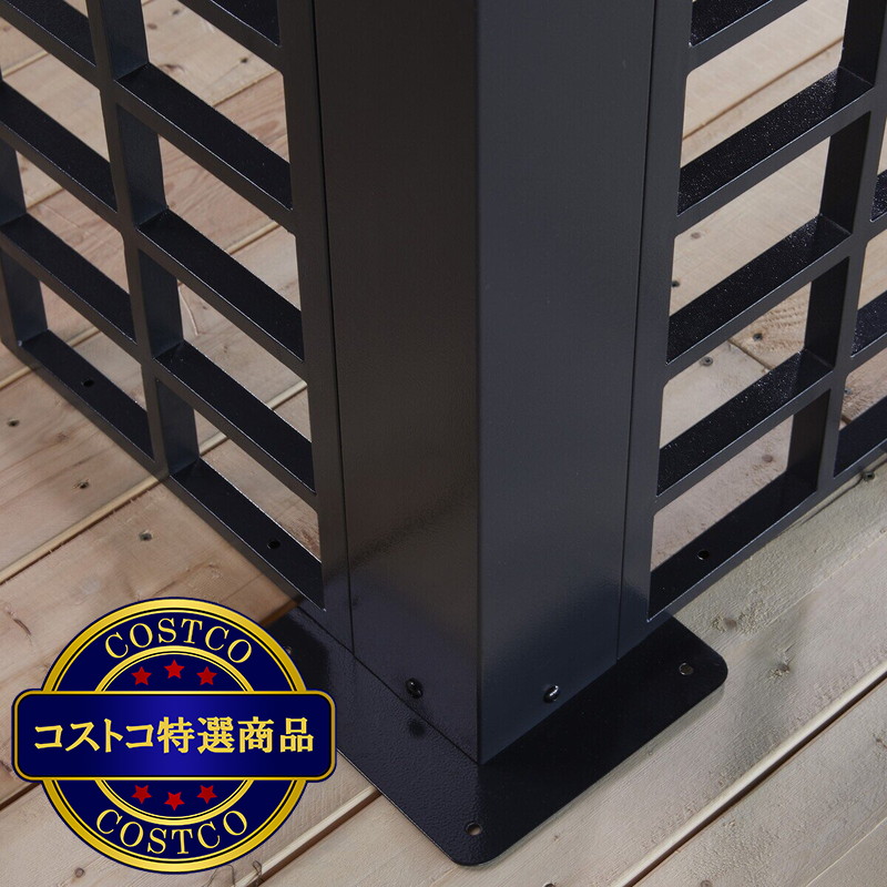 (コストコ) ソジャグ Savannah 10 x 10フィート(約3x3m)プランター付き ガゼボ - 画像 (3)