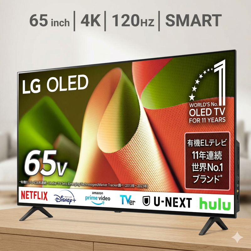 (コストコ) LG 65インチ 4K 有機ELテレビ 65B4PJA