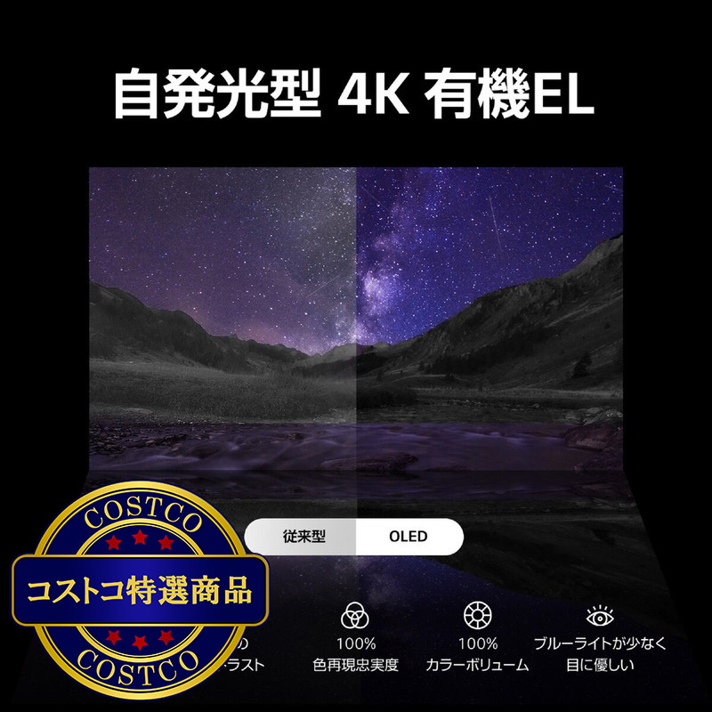 (コストコ) LG 55インチ 4K 有機ELテレビ 55B4PJA - 画像 (3)