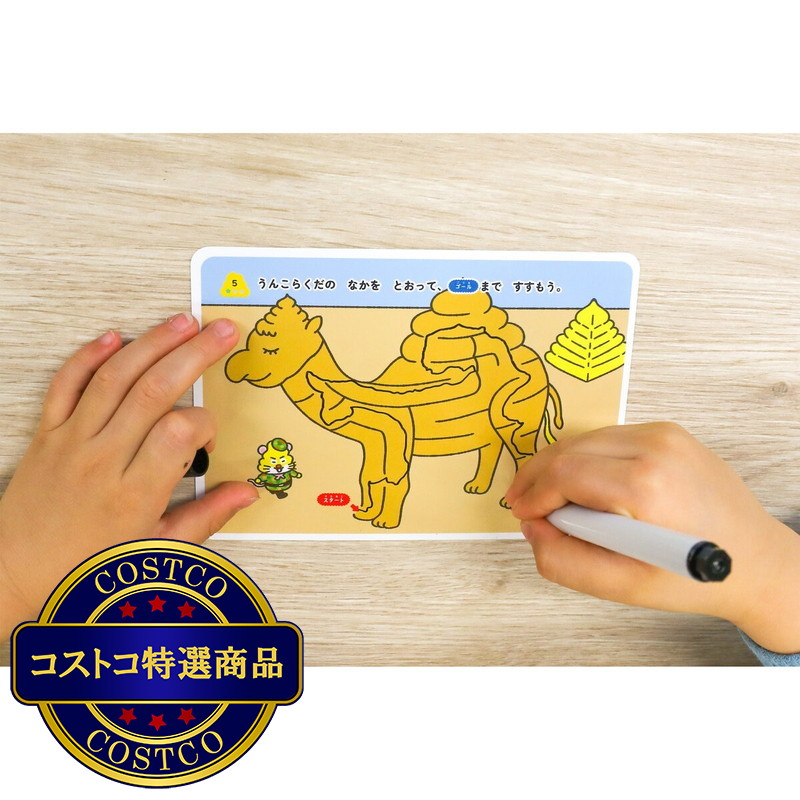 (コストコ) うんこドリル めいろカード100 3・4・5さい - 画像 (4)