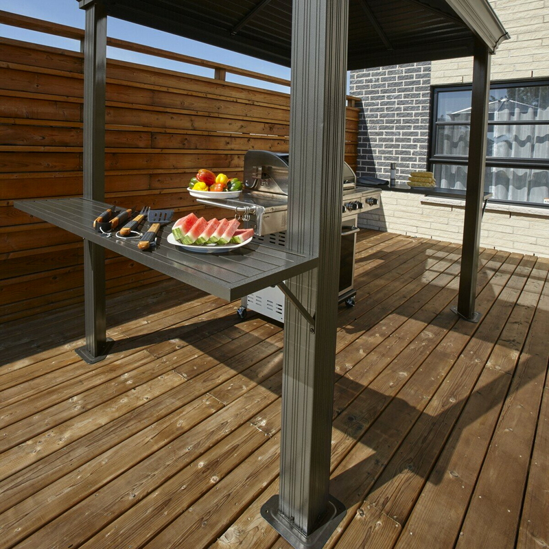 (コストコ) ソジャグ MYKONOS 8 x 6 フィート (2.4 x 1.8m) BBQグリル ガゼボ - 画像 (3)