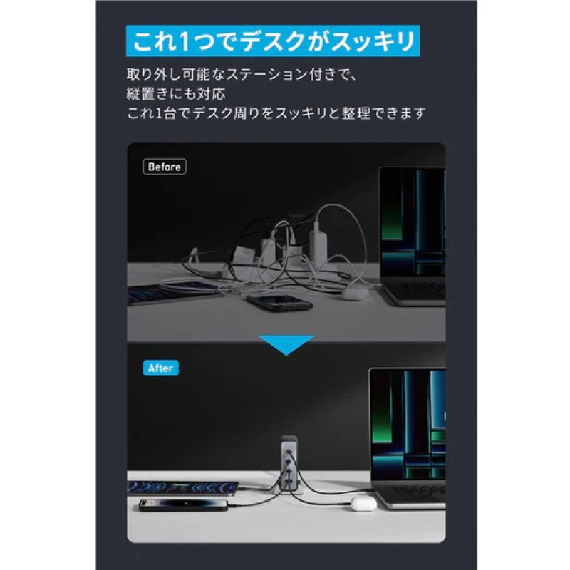 (コストコ) Anker Prime 急速充電器 4ポート 最大出力240W A2342511 - 画像 (4)