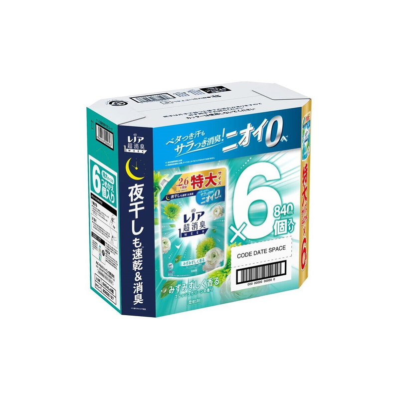 (コストコ) レノア超消臭1WEEK 840ml x 6 - 画像 (3)