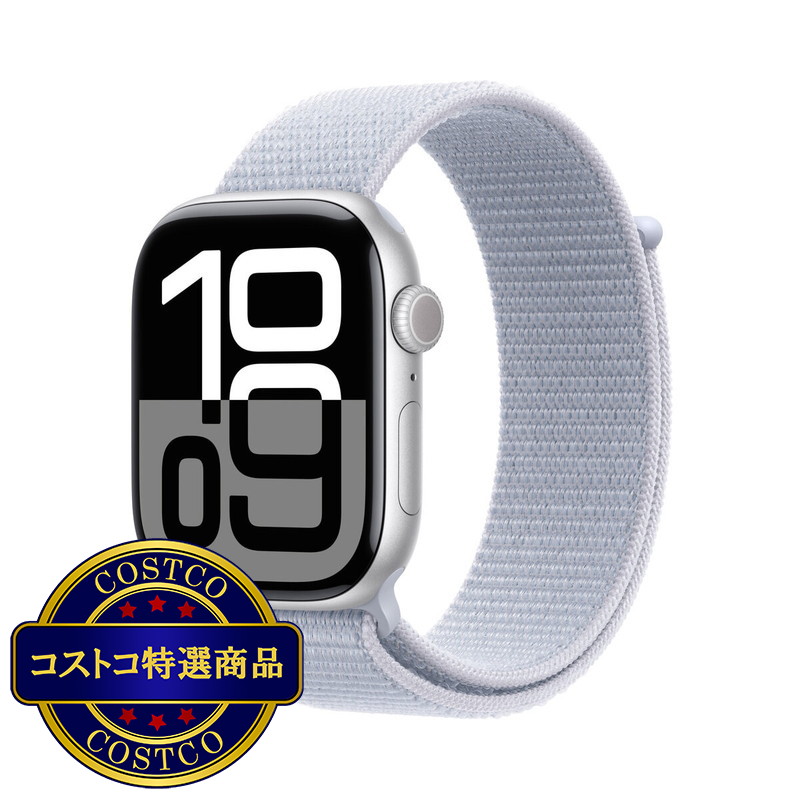 (コストコ) Apple Watch Series 10(GPS + Cellularモデル)- 46mm シルバーアルミニウムケース - 画像 (2)