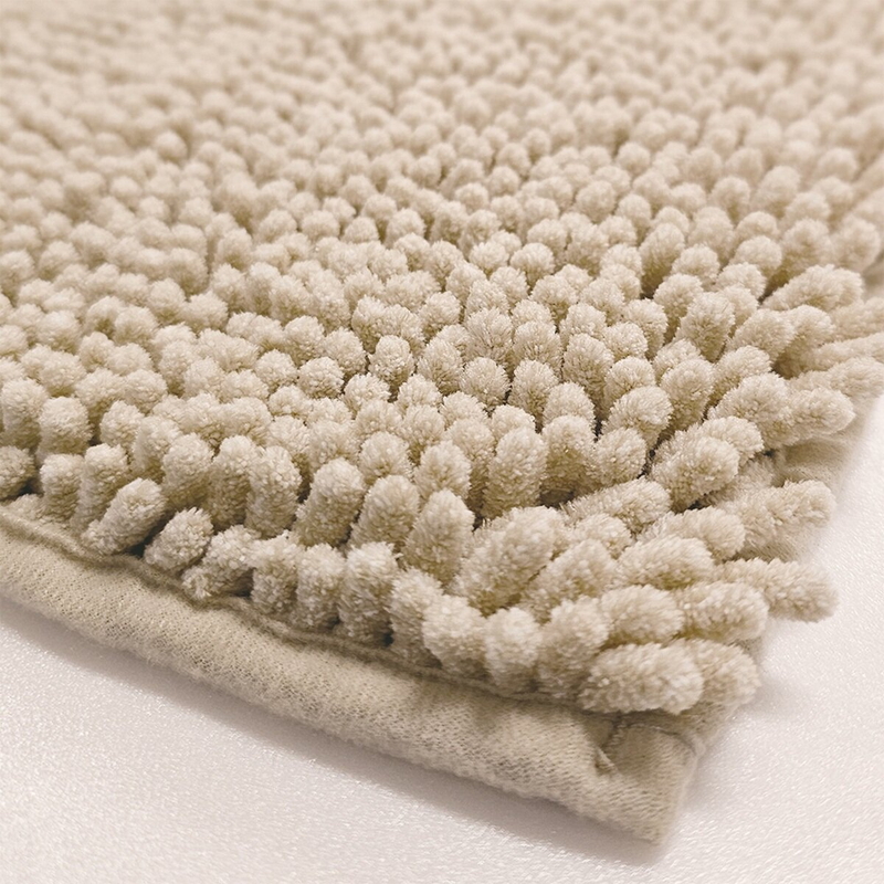(コストコ) シェニール 吸水マイクロファイバー バスマット 60cm x 90cm ベージュ