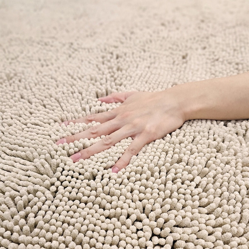 シェニール 吸水マイクロファイバー バスマット 60cm x 90cm - 画像 (2)