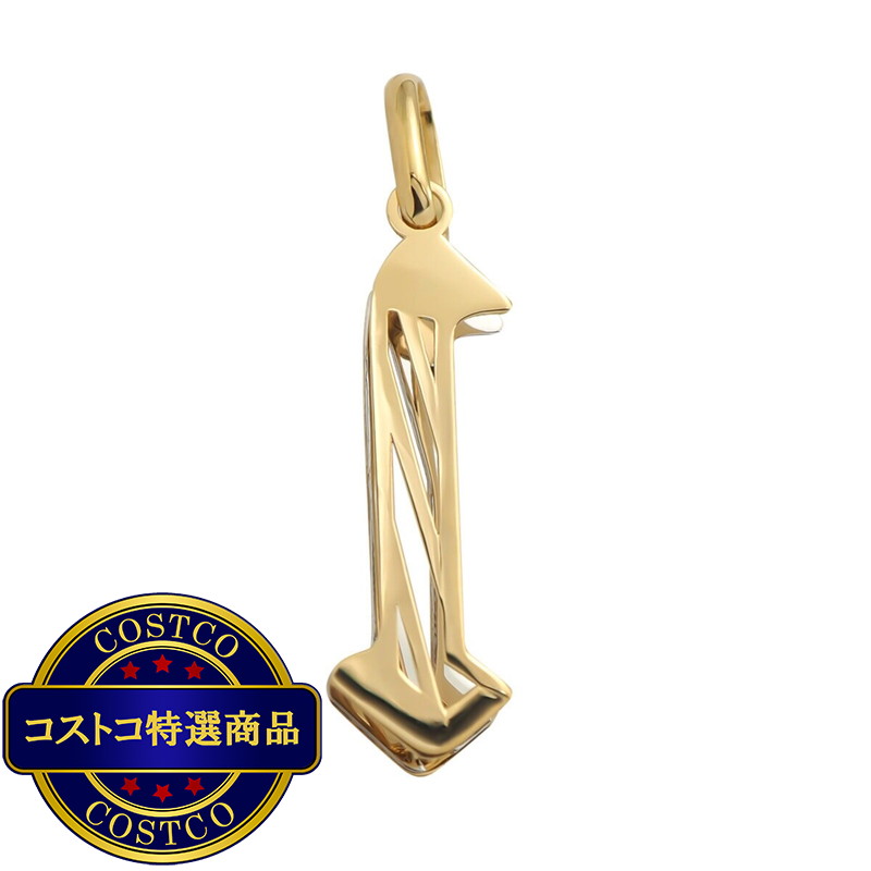 (コストコ) 18Kイエローゴールド/ホワイトゴールド 3Dペンダントトップ No.1 - 画像 (2)