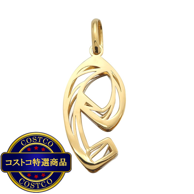 (コストコ) 18Kイエローゴールド/ホワイトゴールド 3Dペンダントトップ No.9 - 画像 (2)
