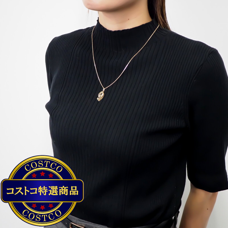(コストコ) 18Kイエローゴールド/ホワイトゴールド 3Dペンダントトップ No.9 - 画像 (4)
