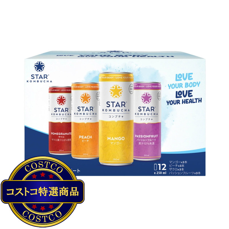 (コストコ) Starコンブチャ 250 ml x 12本
