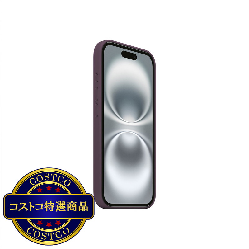(コストコ) MagSafe対応iPhone 16シリコーンケース - プラム