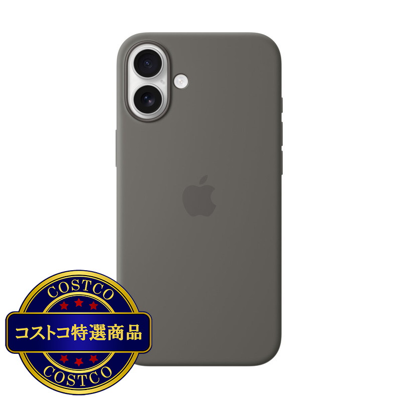 (コストコ) MagSafe対応iPhone 16 Plusシリコーンケース - ストーングレイ