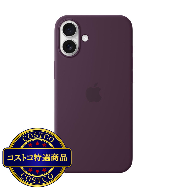(コストコ) MagSafe対応iPhone 16 Plusシリコーンケース - プラム
