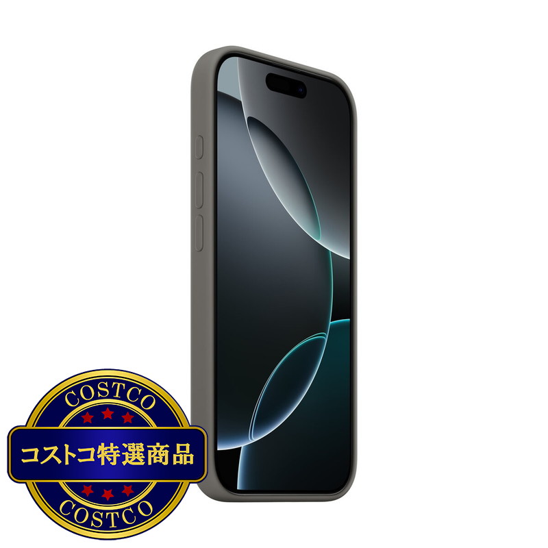 (コストコ) MagSafe対応iPhone 16 Proシリコーンケース - ストーングレイ