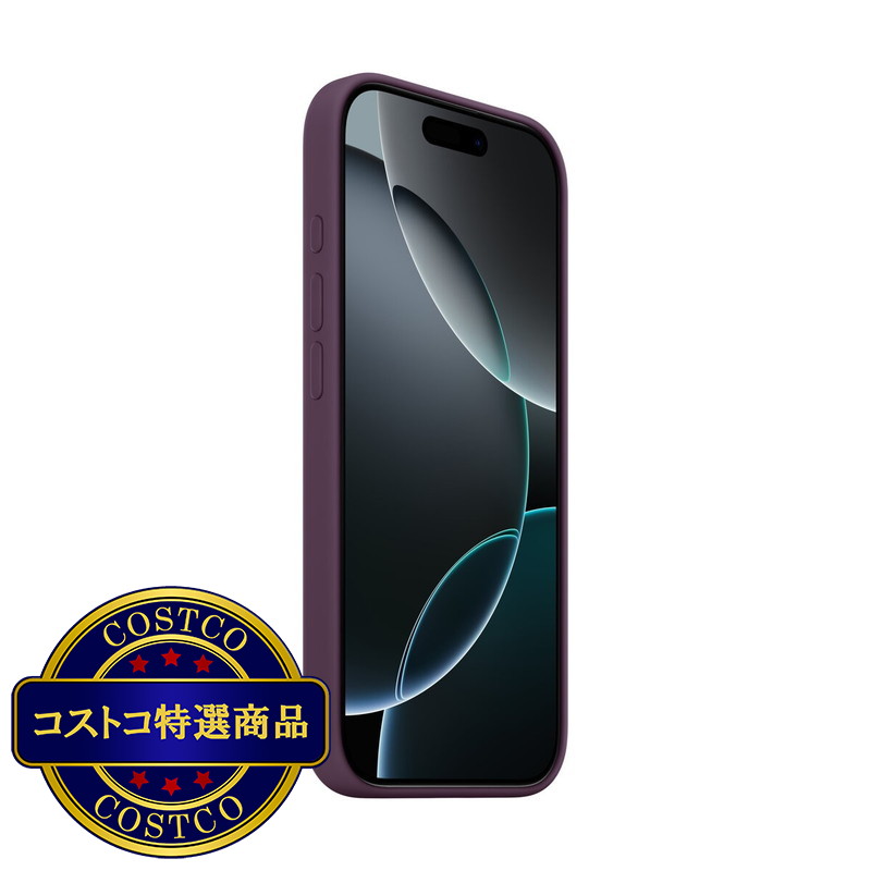 (コストコ) MagSafe対応iPhone 16 Proシリコーンケース - プラム