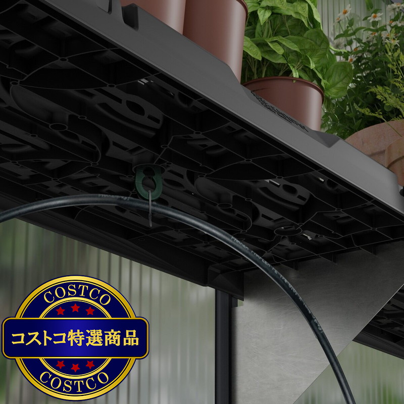 (コストコ) パルラム カノピア グリーンハウス用 シェルフキット 2枚入 - 画像 (4)