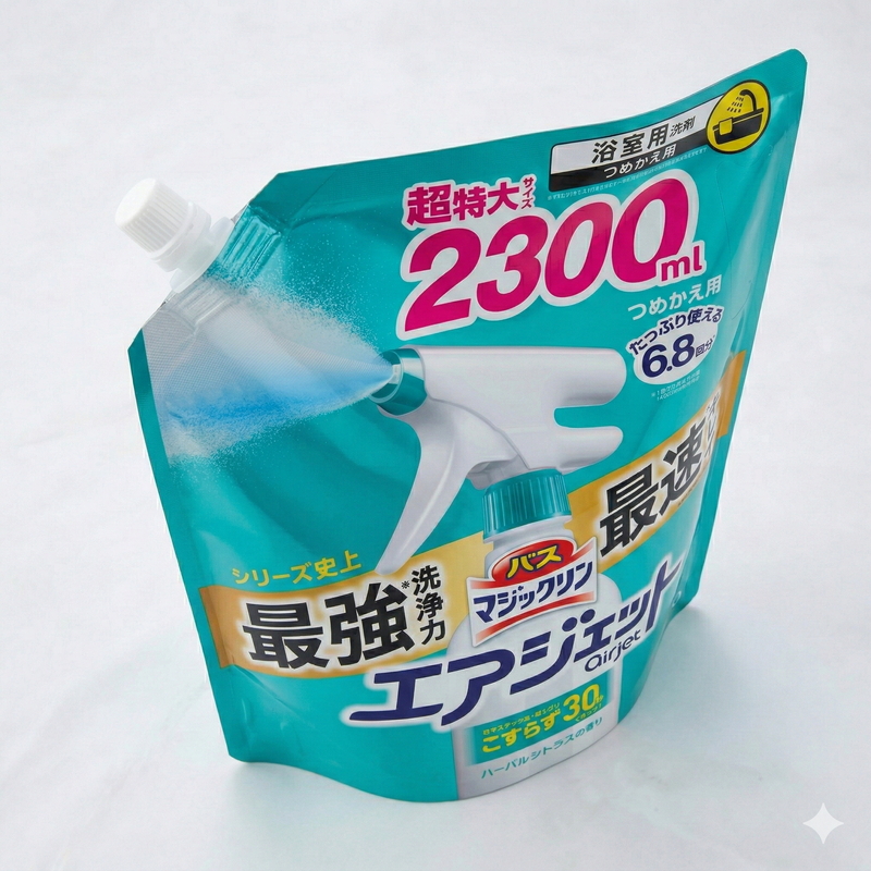 (コストコ) バスマジックリン エアジェット ハーバルシトラスの香り 詰め替え 2,300ml