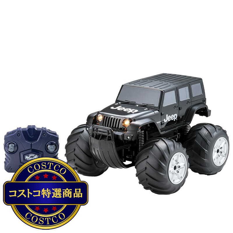 (コストコ) Wドライブ プラス ジープ ラングラー ブラック RC - 画像 (2)
