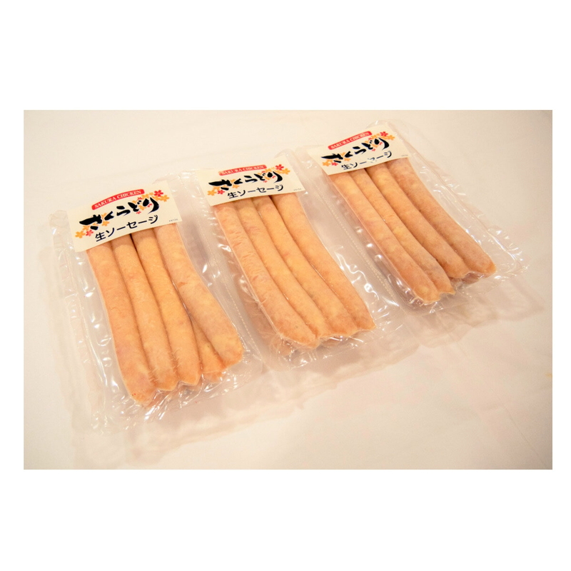 (コストコ) 【冷凍】 国産さくらどり生ソーセージ 2.4kg(1.2kgx2パック) - 画像 (2)