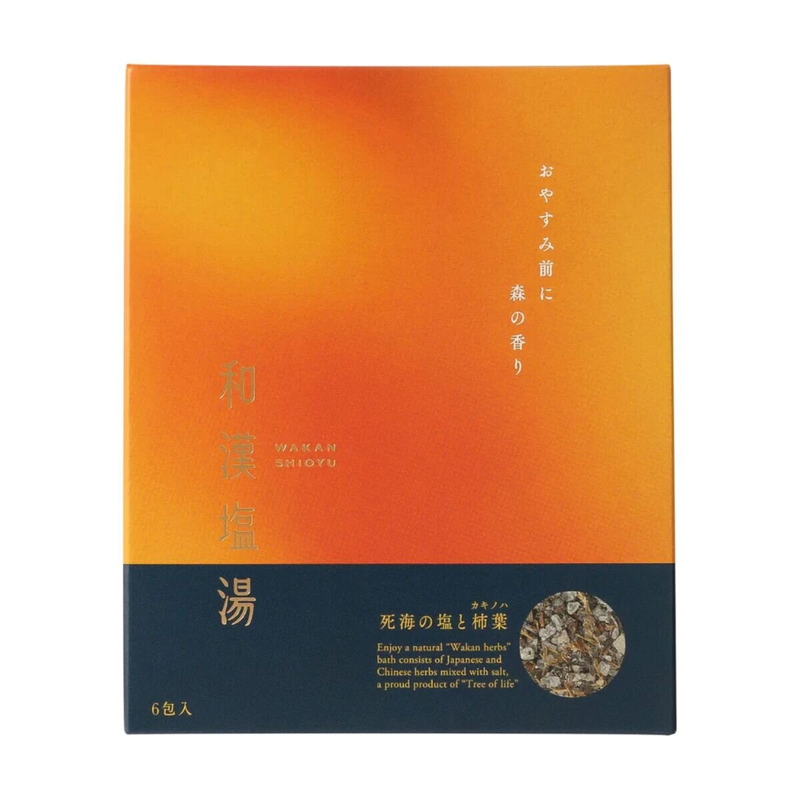 生活の木 和漢塩湯 30g x 6包 死海の塩と柿葉(カキノハ)
