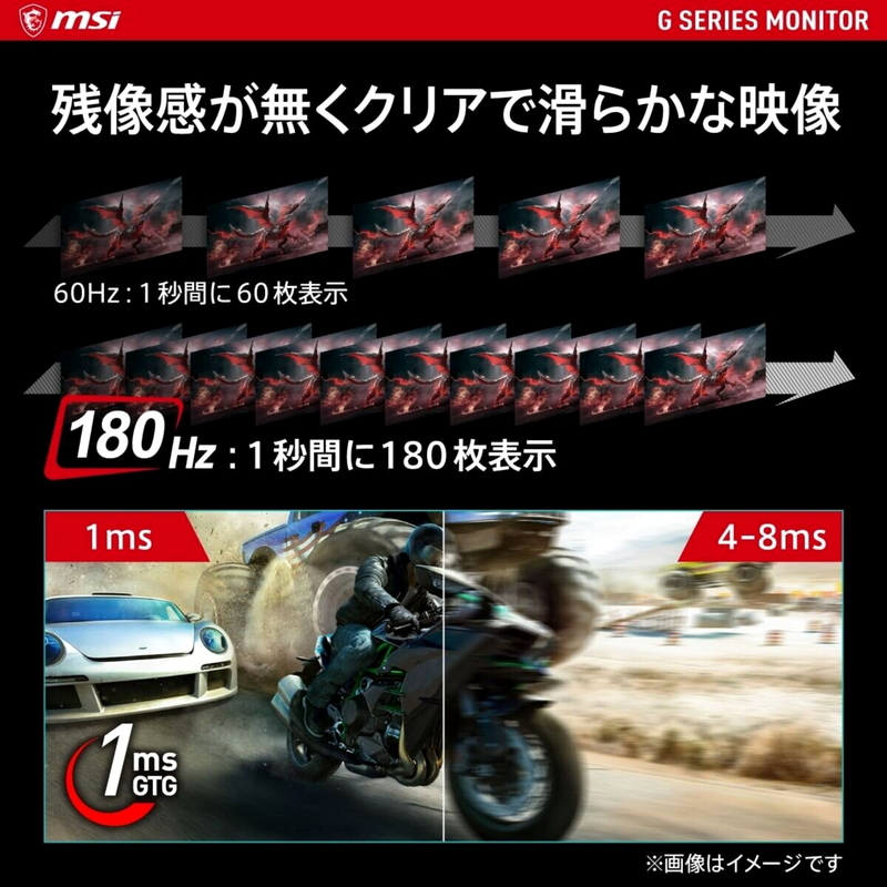 (コストコ) MSI/ゲーミングモニター/23.8インチ/180Hz/G2412F - 画像 (3)