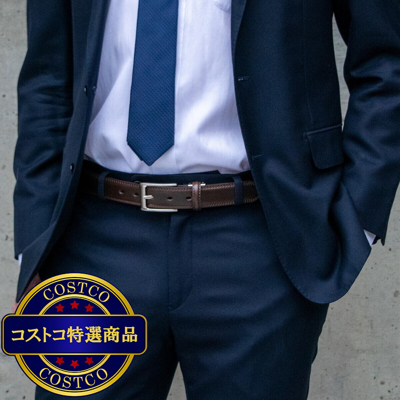 (コストコ) ヘインズ メンズ レザーベルト - 画像 (4)